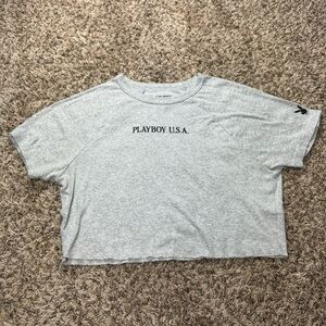 Playboy for Pacsun Playboy U.S.A. Crop T Shirt